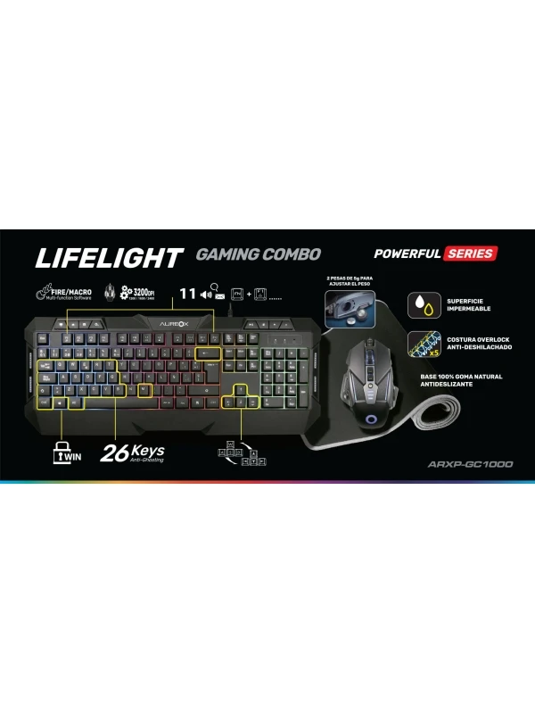 Aureox Lifelight Gc1000 + Mouse Pad