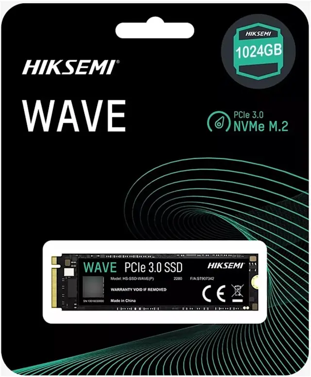 Hiksemi 1024GB Wave NVMe Pcie 3.0