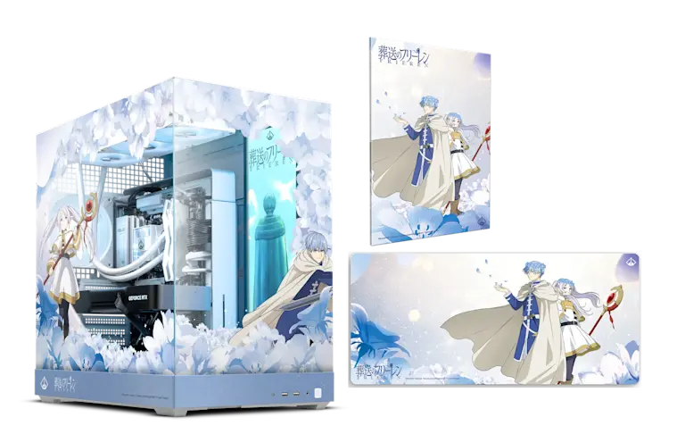 Bundle: PC, wall art, desk mat