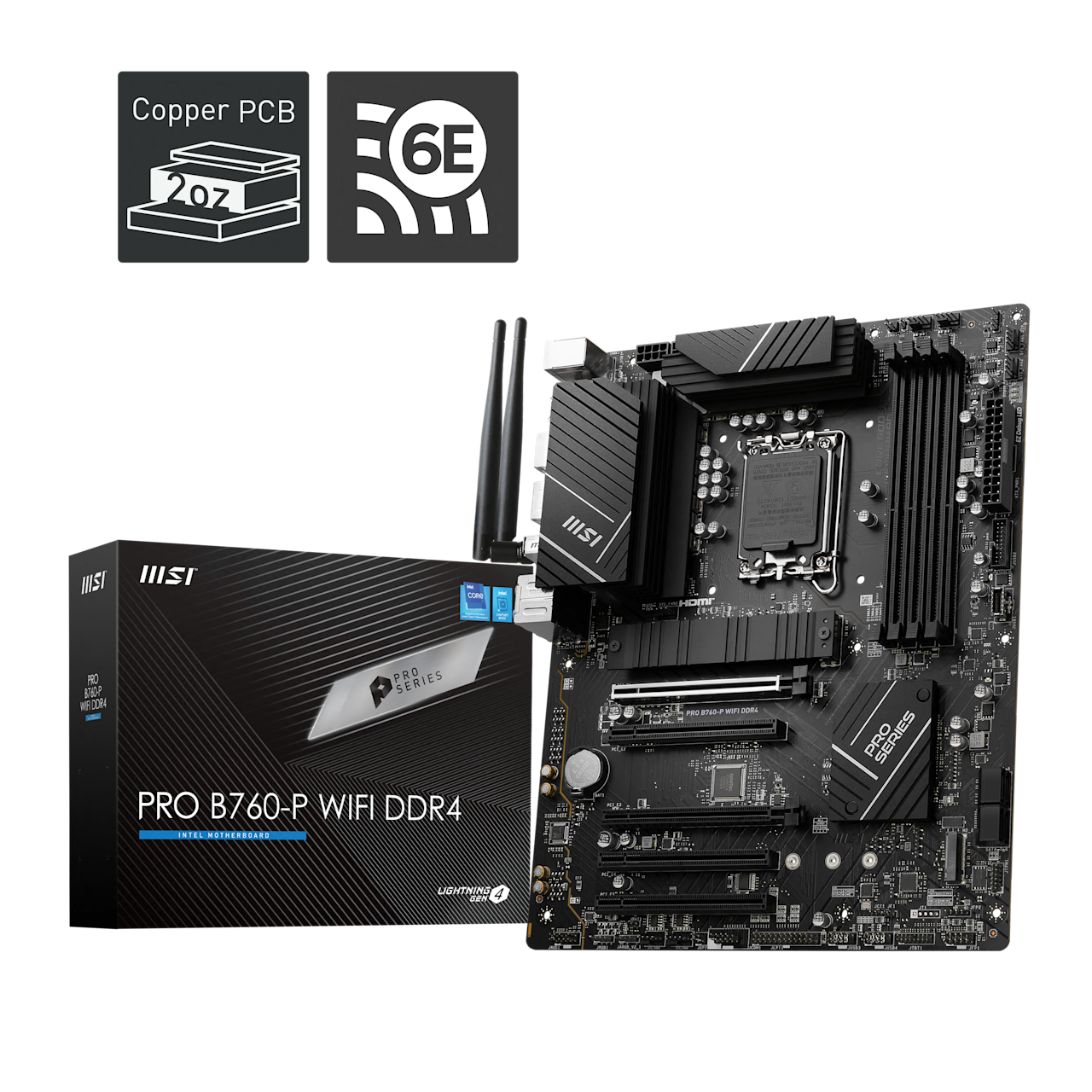B550M Pro-vdh Wifi DDR4 AM4