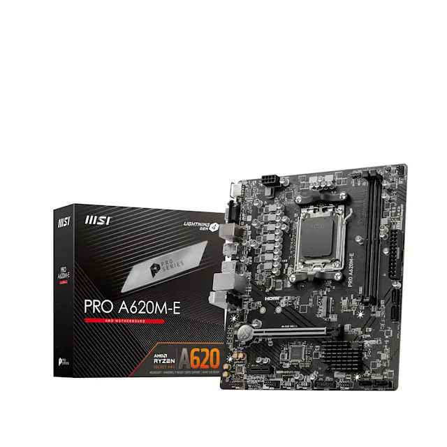 MSI Pro A620m-e DDR5 AM5