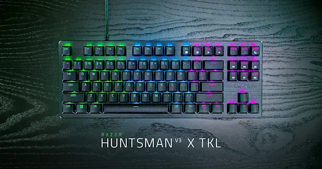 Razer Huntsman V3 X Tenkeyless Español Switch Purple Clicky