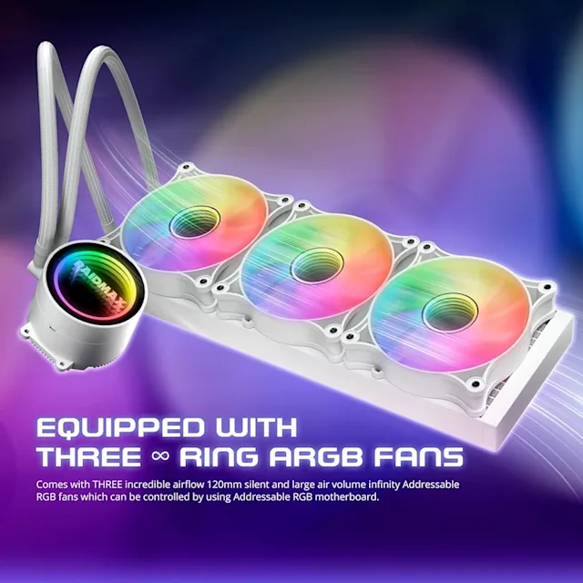 Raidmax Infinita LS360 ARGB White image
