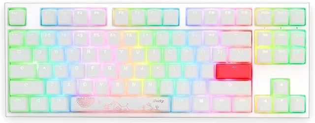 Ducky One 2 Pure White White RGB Cherry Blue