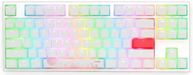 Ducky One 2 Pure White White RGB Cherry Blue