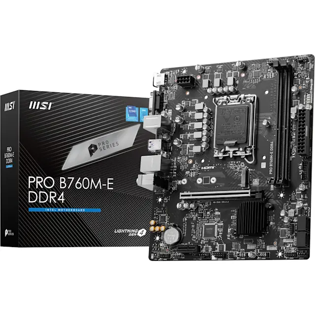 MSI B760m-e DDR4