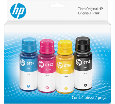 9F3N4AL HP Pack Botellas GT52/53 Combo 4 colores CMYB (9342)