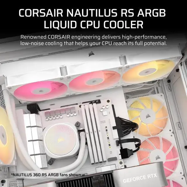 Water Cooler Corsair Nautilus RS 240mm ARGB White