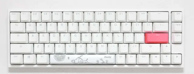 Ducky One 2 Pure White RGB Cherry MX Red