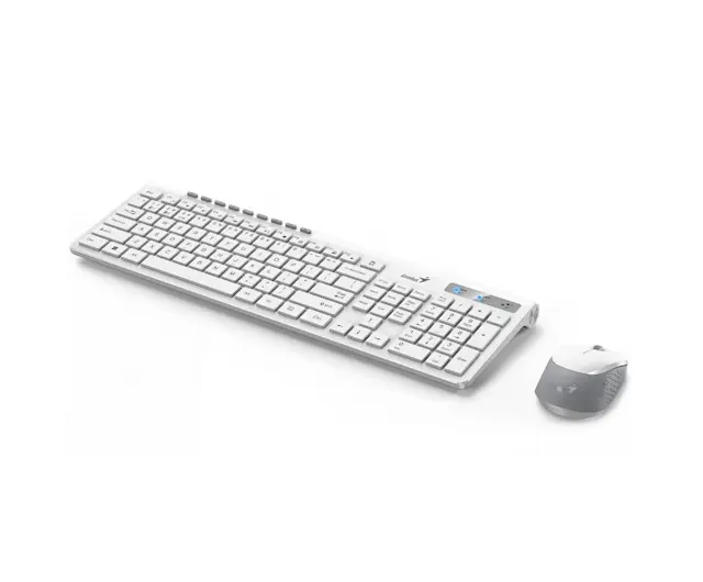 Genius Slimstar 8230 White Dual Bt/2.4ghz Wireless