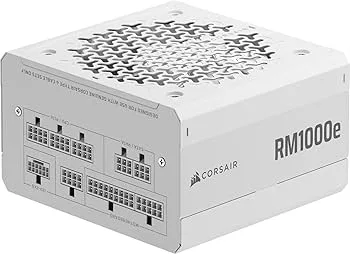 Corsair Rm1000e 2025 1000W Platinum Modular White