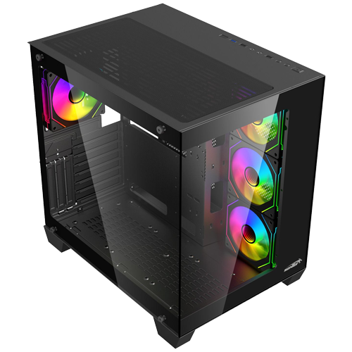 Sentey A35 PWM 4 Fan ARGB Black