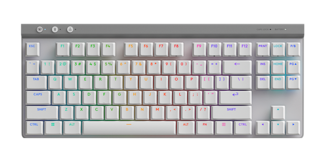 Logitech G515 Lightspeed TKL Wireless White