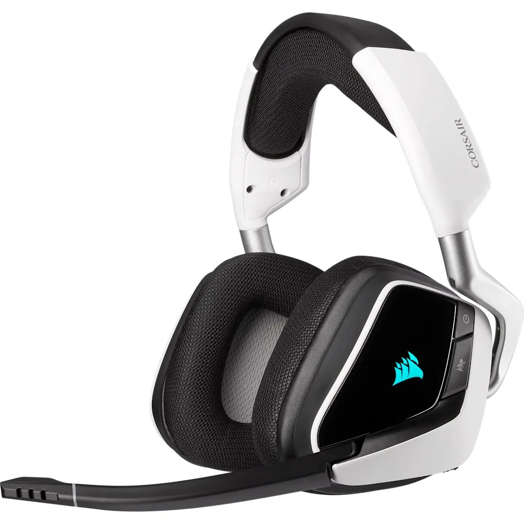 Corsair Gaming Void Elite RGB Wireless Dolby 7.1 Microphone White