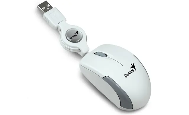 Genius Micro Traveller Retractil White USB