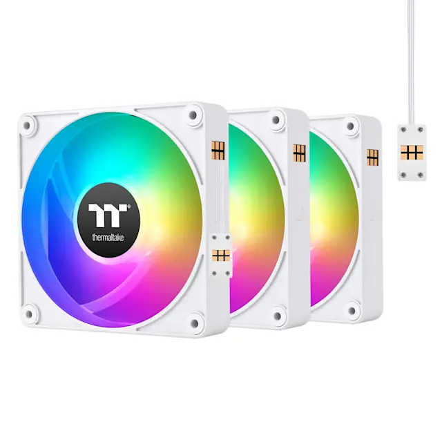 Thermaltake Ct140 Ex Argb Sync White X3 Fan Pack