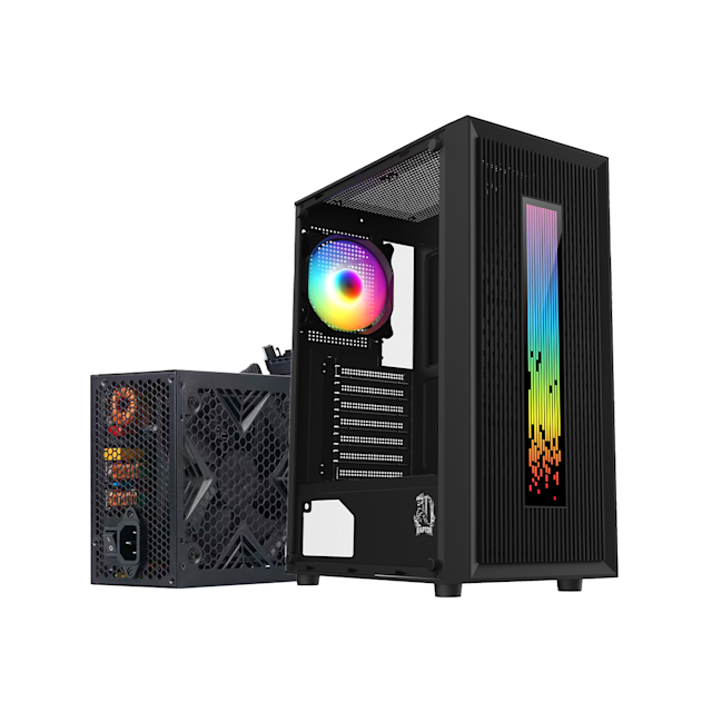 Raptor Vortex C/fuente Raptor Volt 650W 80+ Bronze