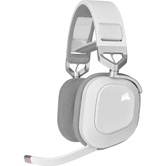 Corsair HS80 RGB Wireless White