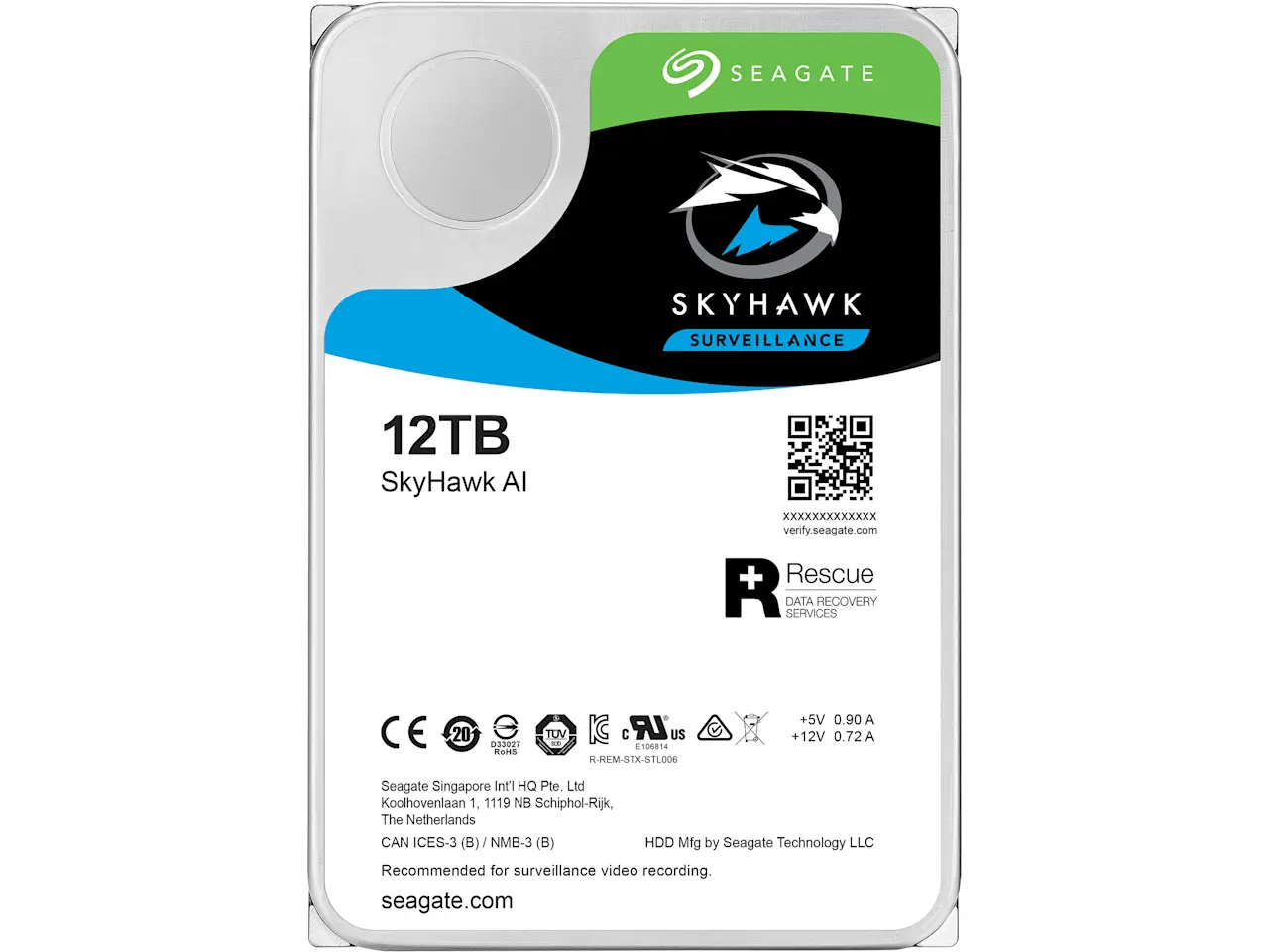 Rigido Videovigilancia 16 Tb Seagate Skyhawk St16000ve002