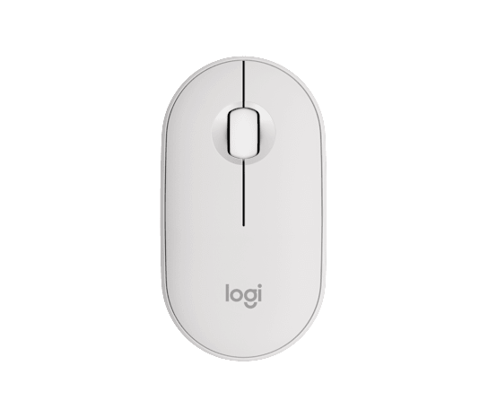 Logitech Pebble M350S Bluetooth Multi-device White