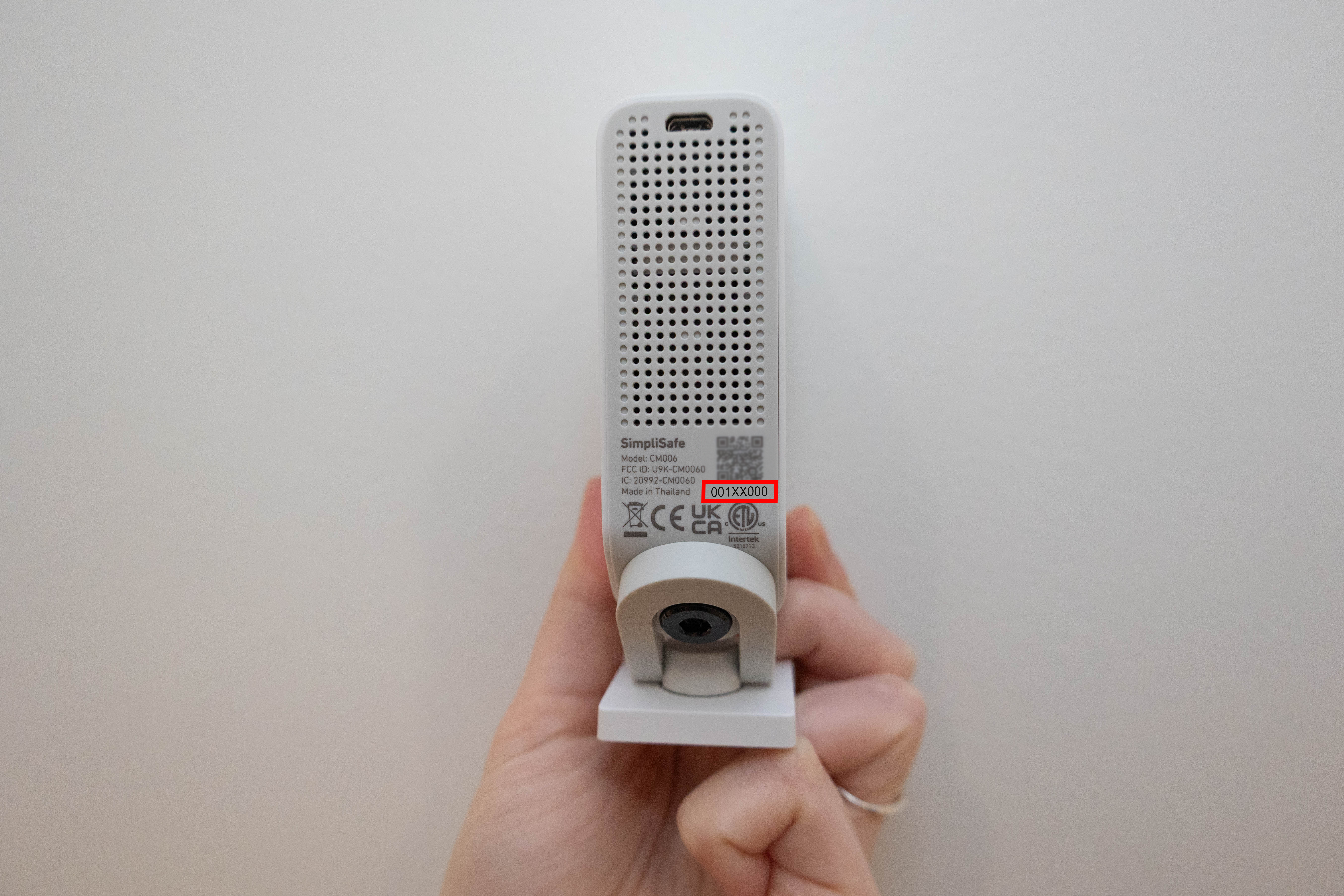 Serial number can be located on the back of the camera