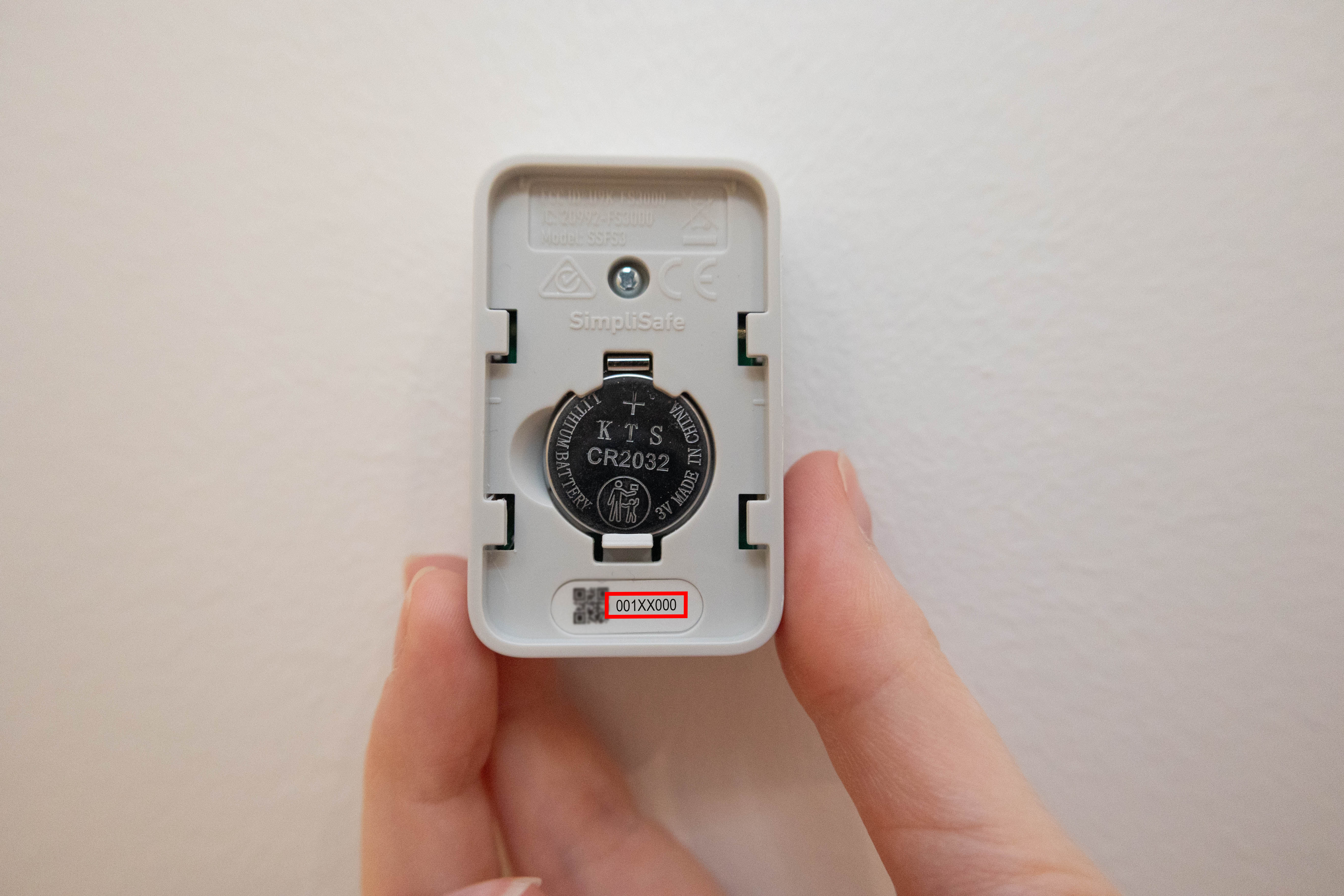 Serial number can found within the battery compartment on the device