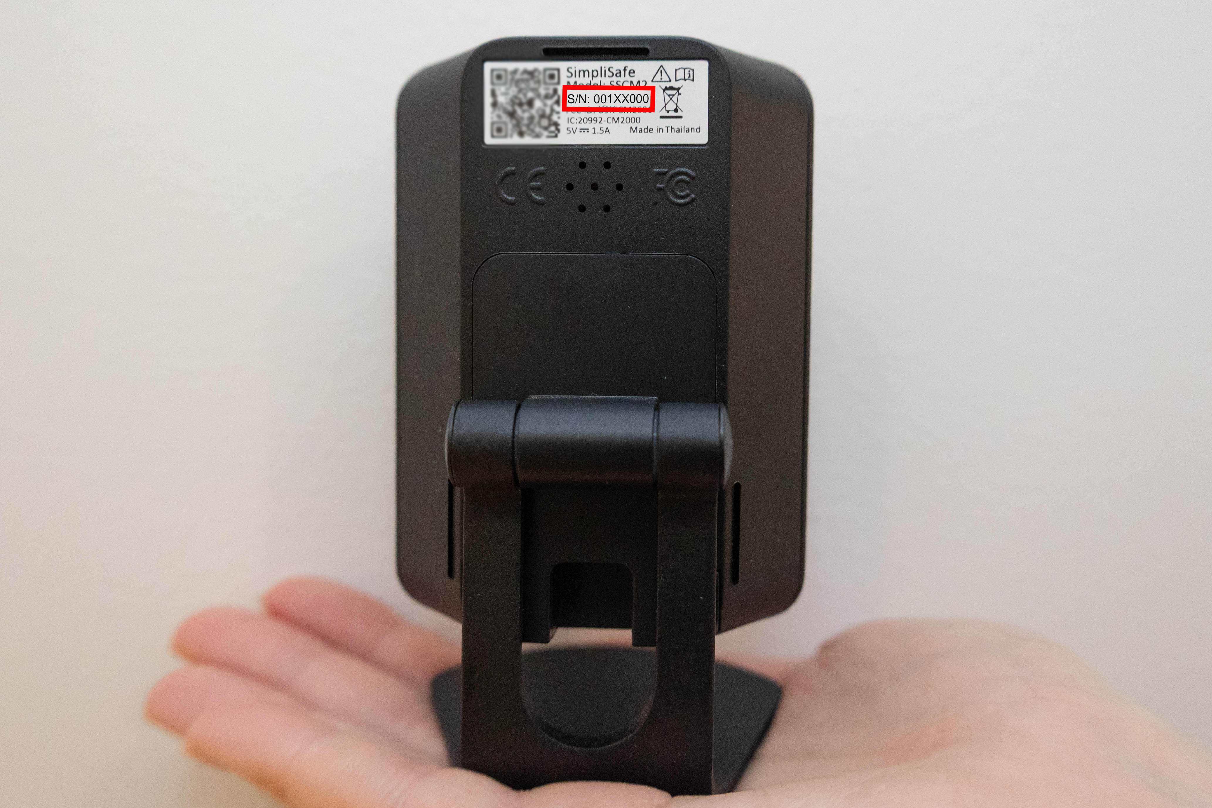 Serial number can be found on the back of the camera