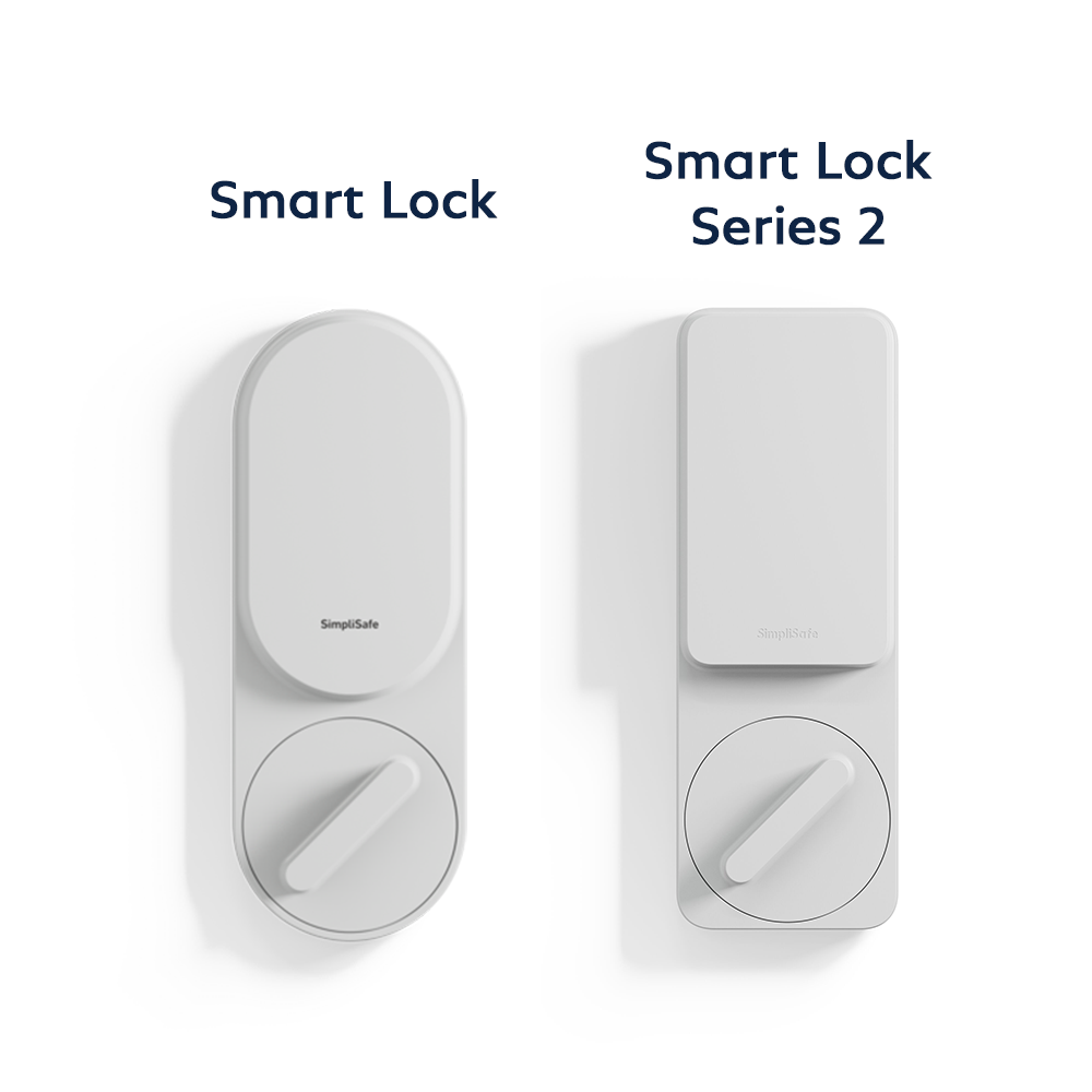 The Smart Lock and Smart Lock Series 2 side by side.