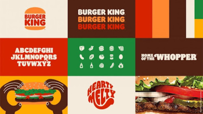 Burger King as great design elements for their restaurant.