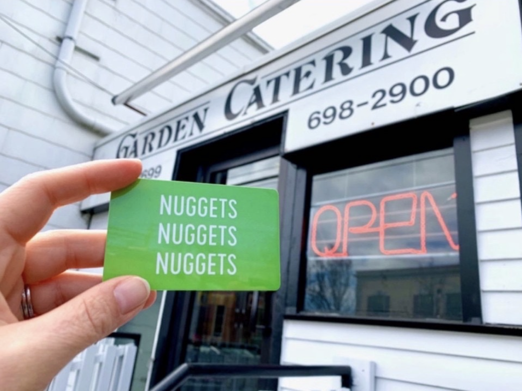 Garden Catering is offering a gift card promotion for the holidays.
