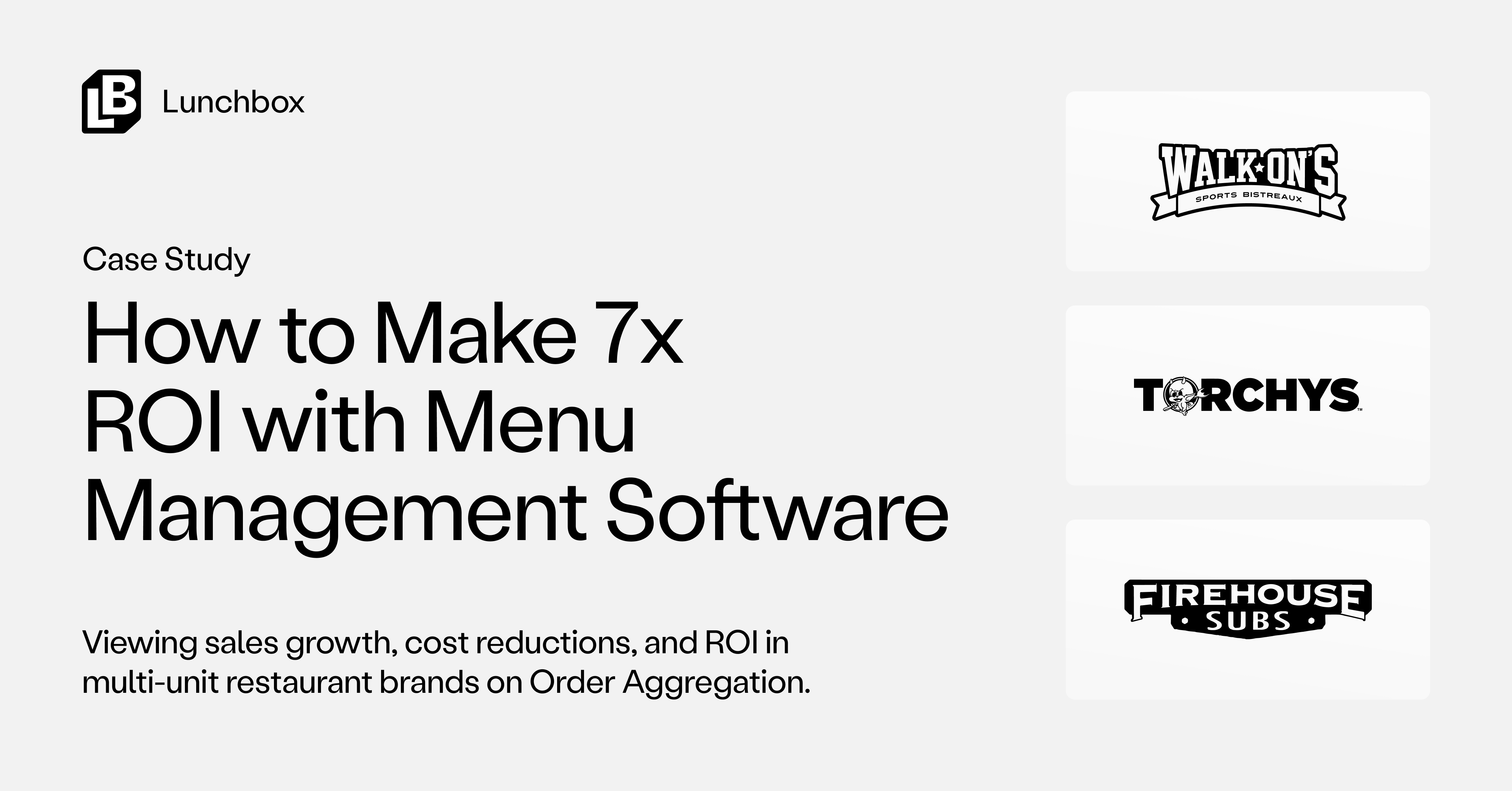 How to Make 7x ROI with Menu Management Software