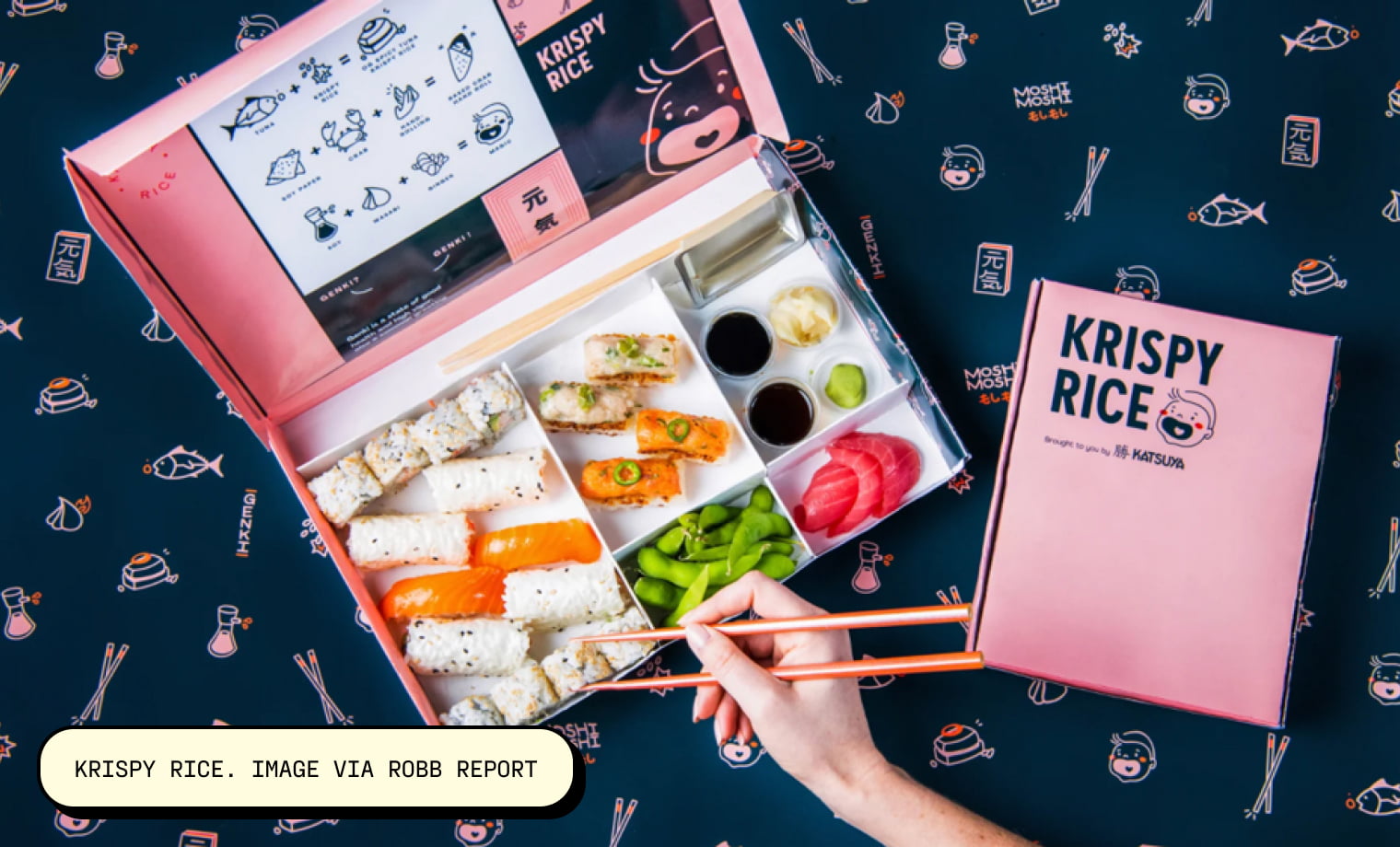 Krispy Rice. Image via Robb Report