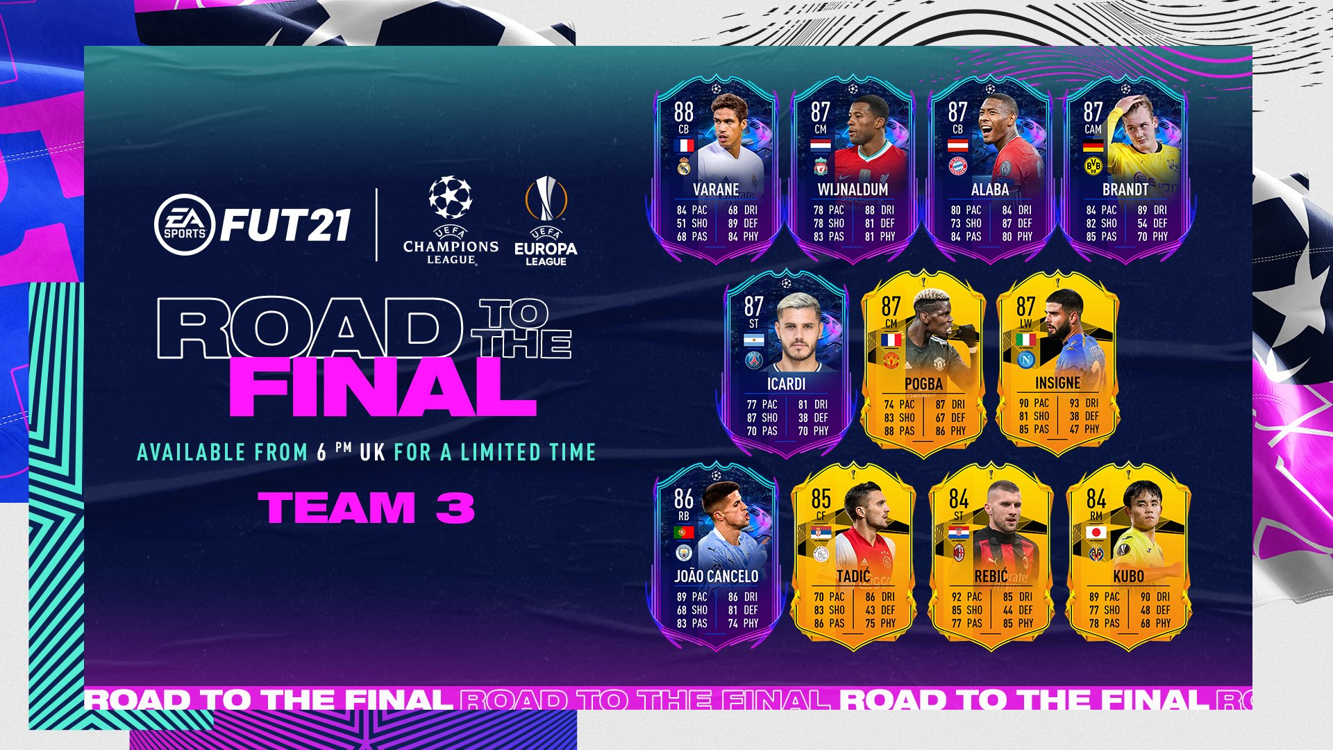 Road to the Final Team 3 FIFA 21
