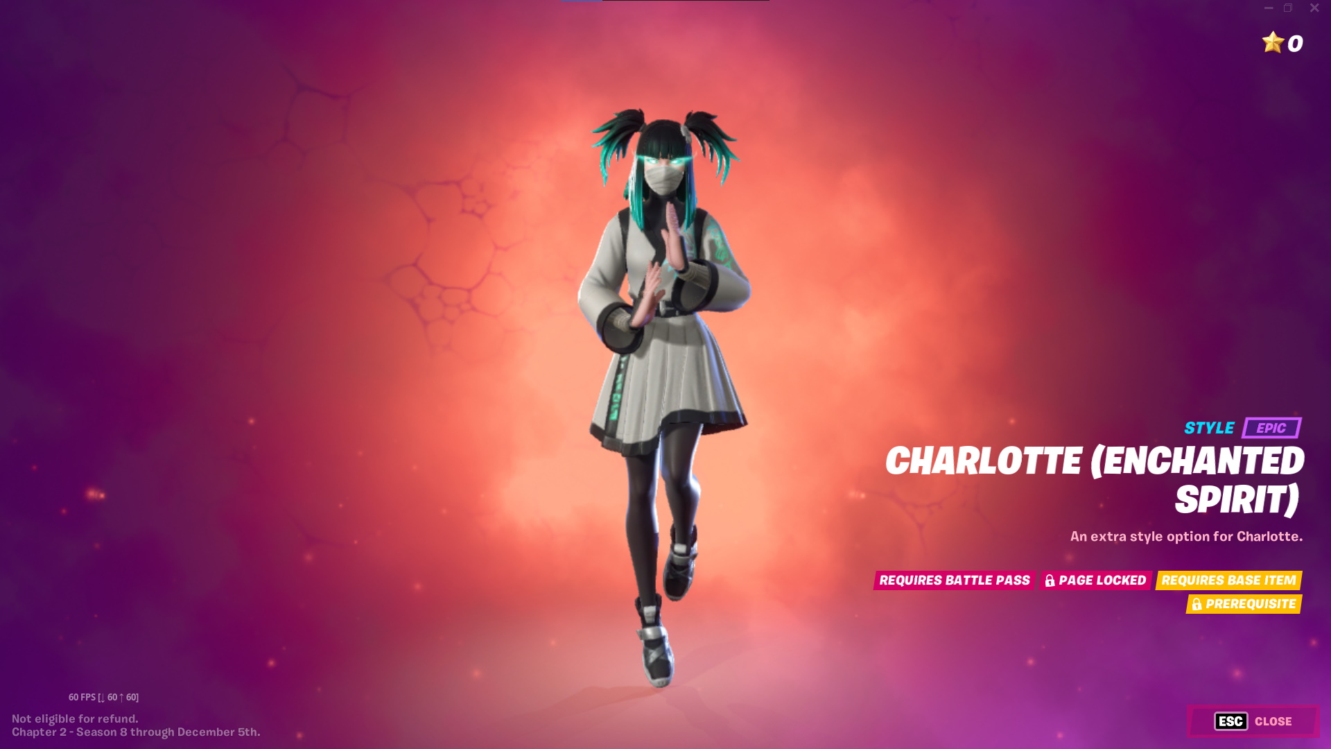 Enchanted spirit. Скин Charlotte. Slayer Charlotte Fortnite. Скин Charlotte все стили.