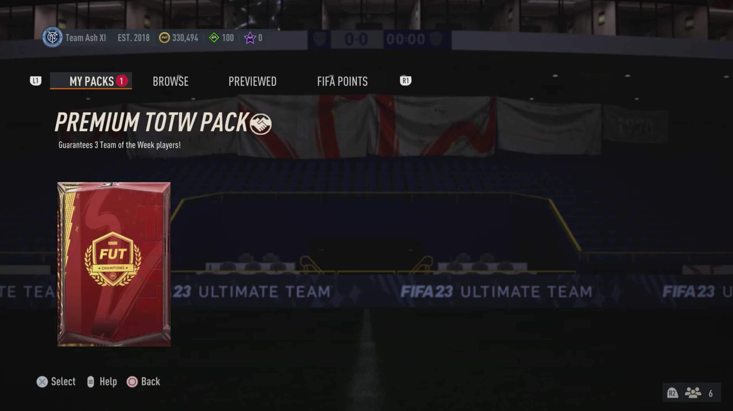 FIFA 23 Premium TOTW pack