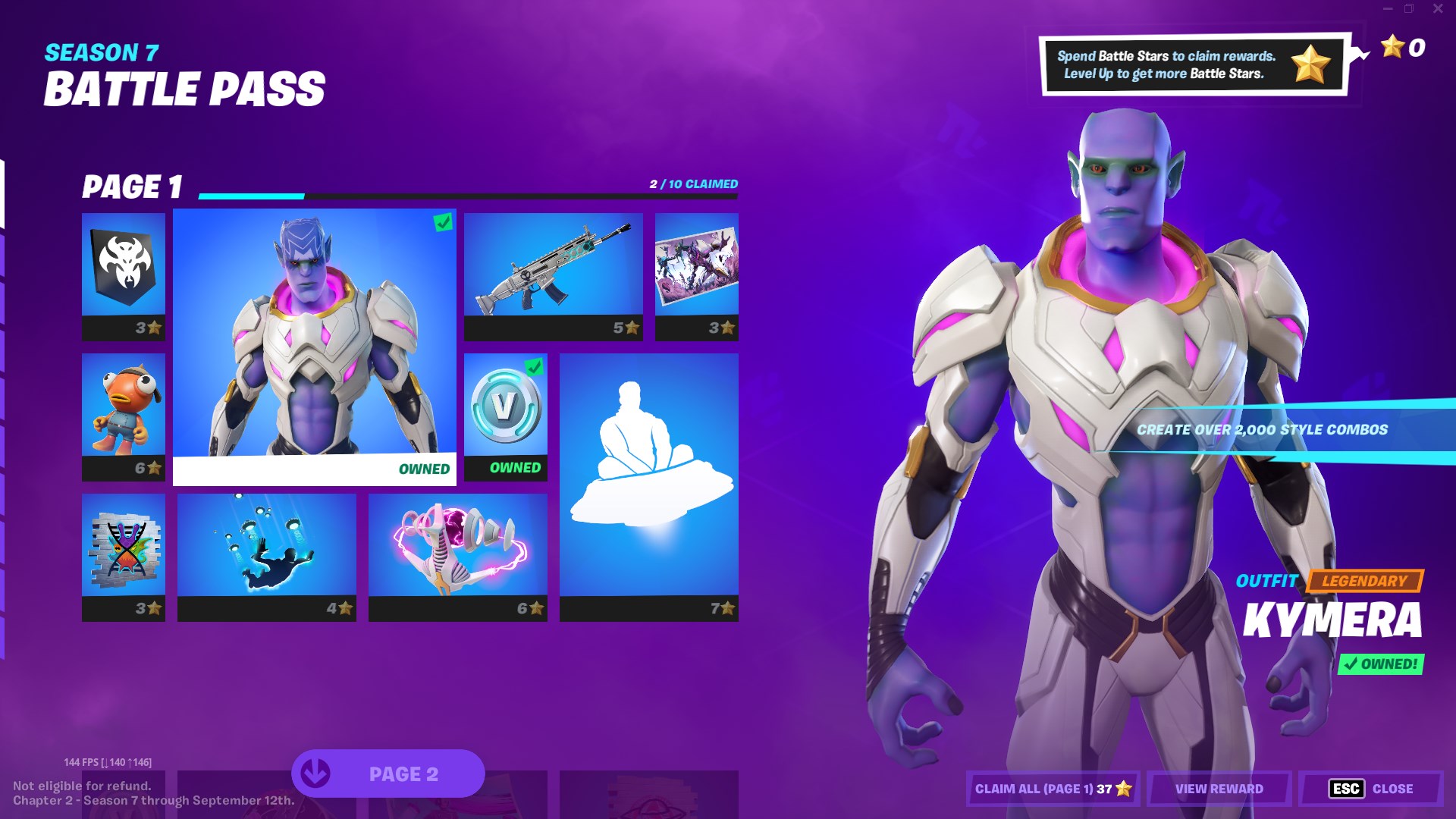 Fortnite Season 7 Invasion Battle Pass Skins