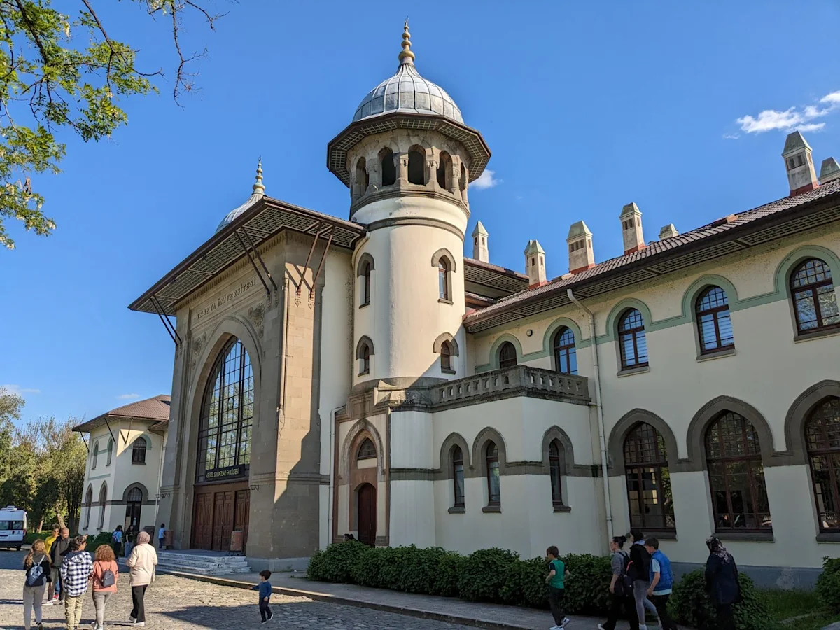 Karaağaç railway station in Edirne, designed by Mimar Kemaleddin and completed in 1914