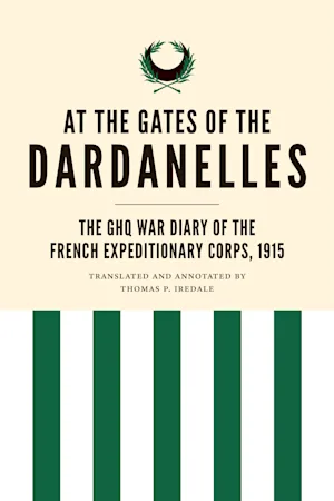 Cover for At the gates of the Dardanelles