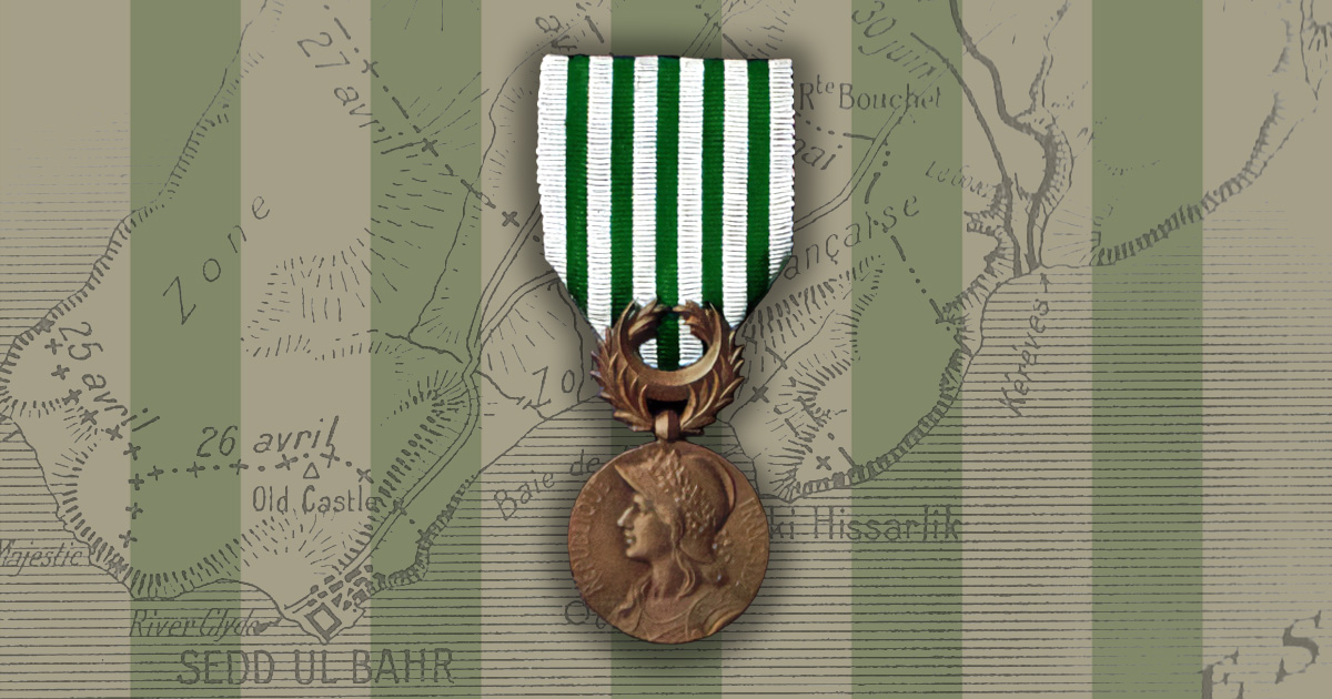 The medal France struck for the Dardanelles