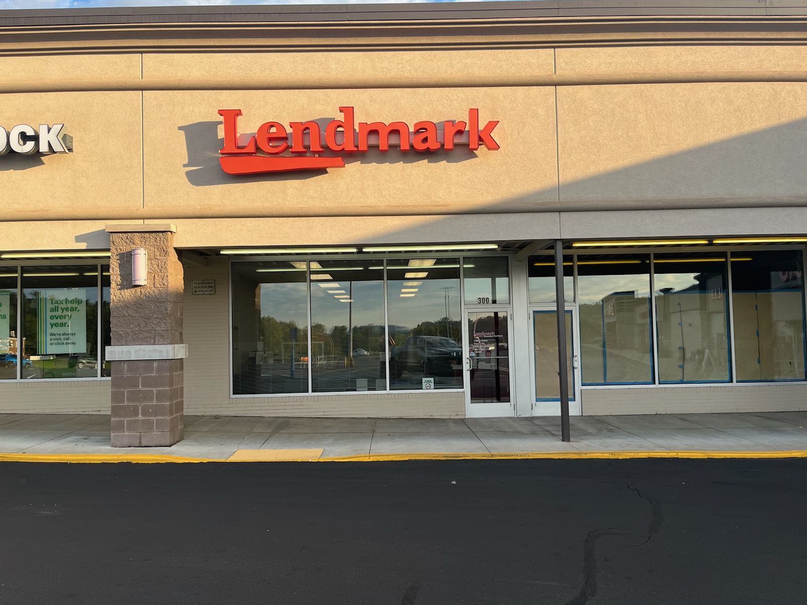Exterior view of the branch location.
