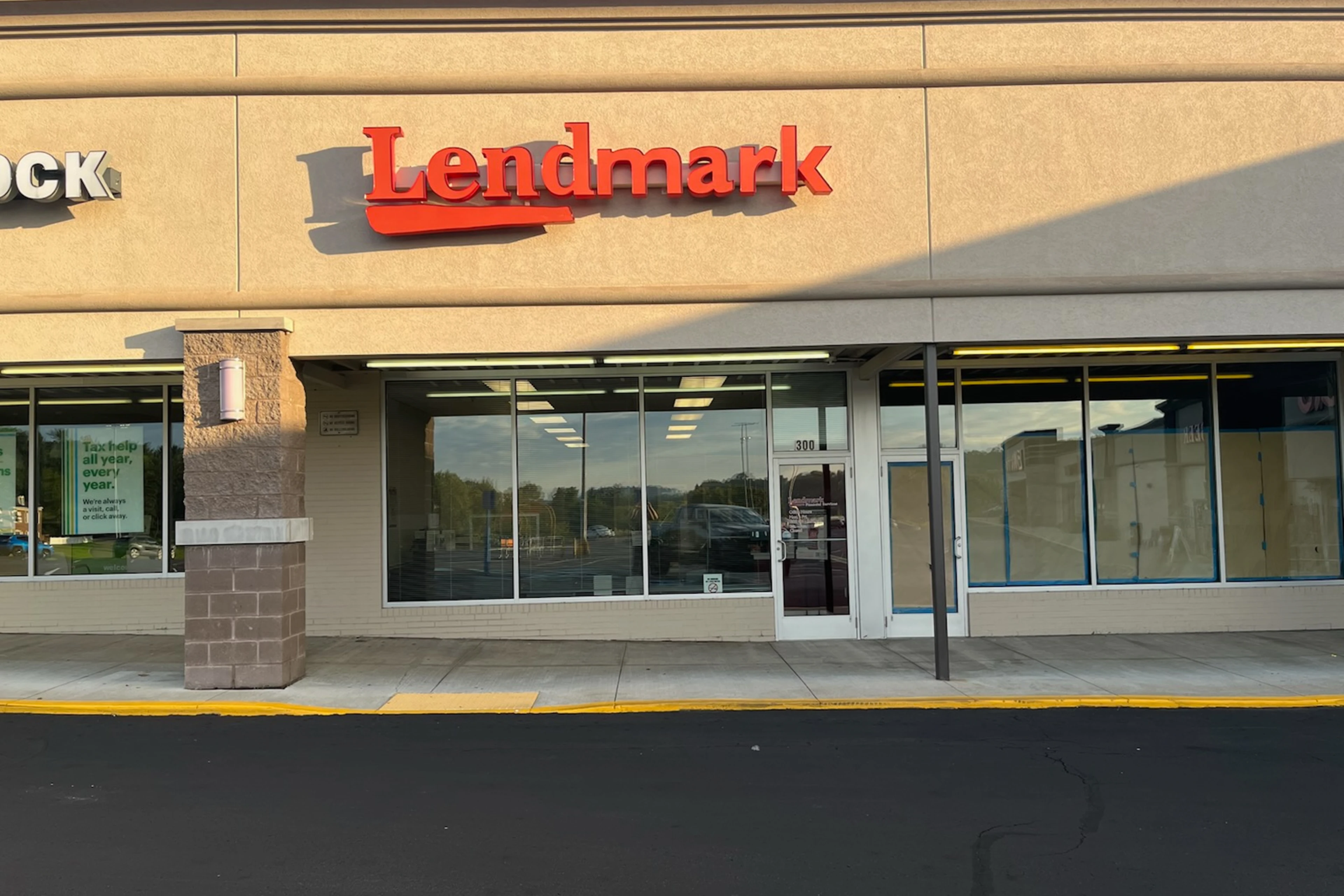 Exterior view of the branch location.