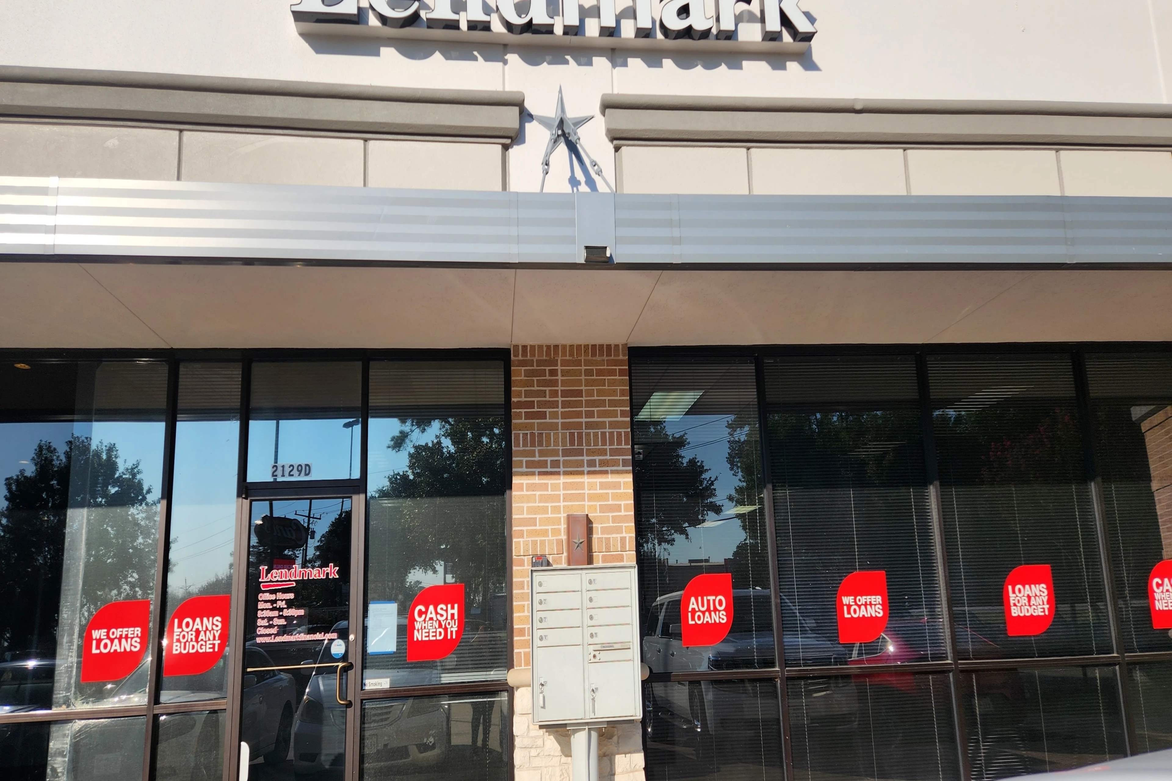 Exterior view of the branch location.