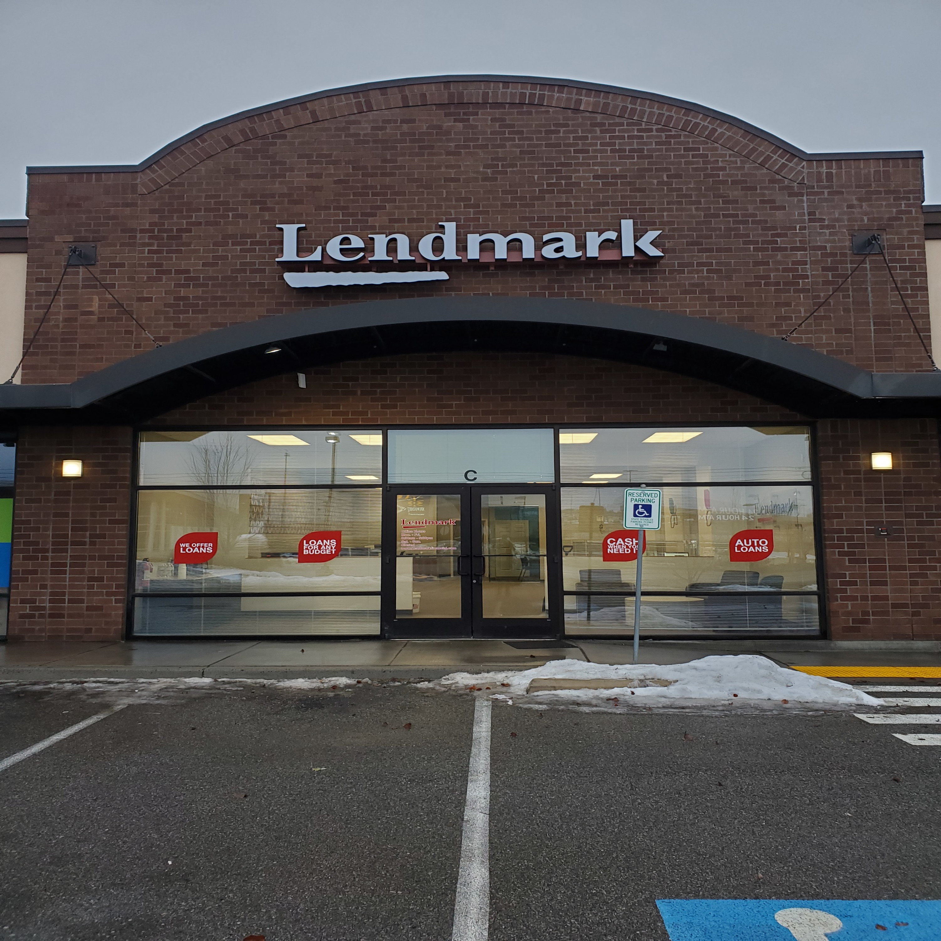 Exterior view of the branch location.