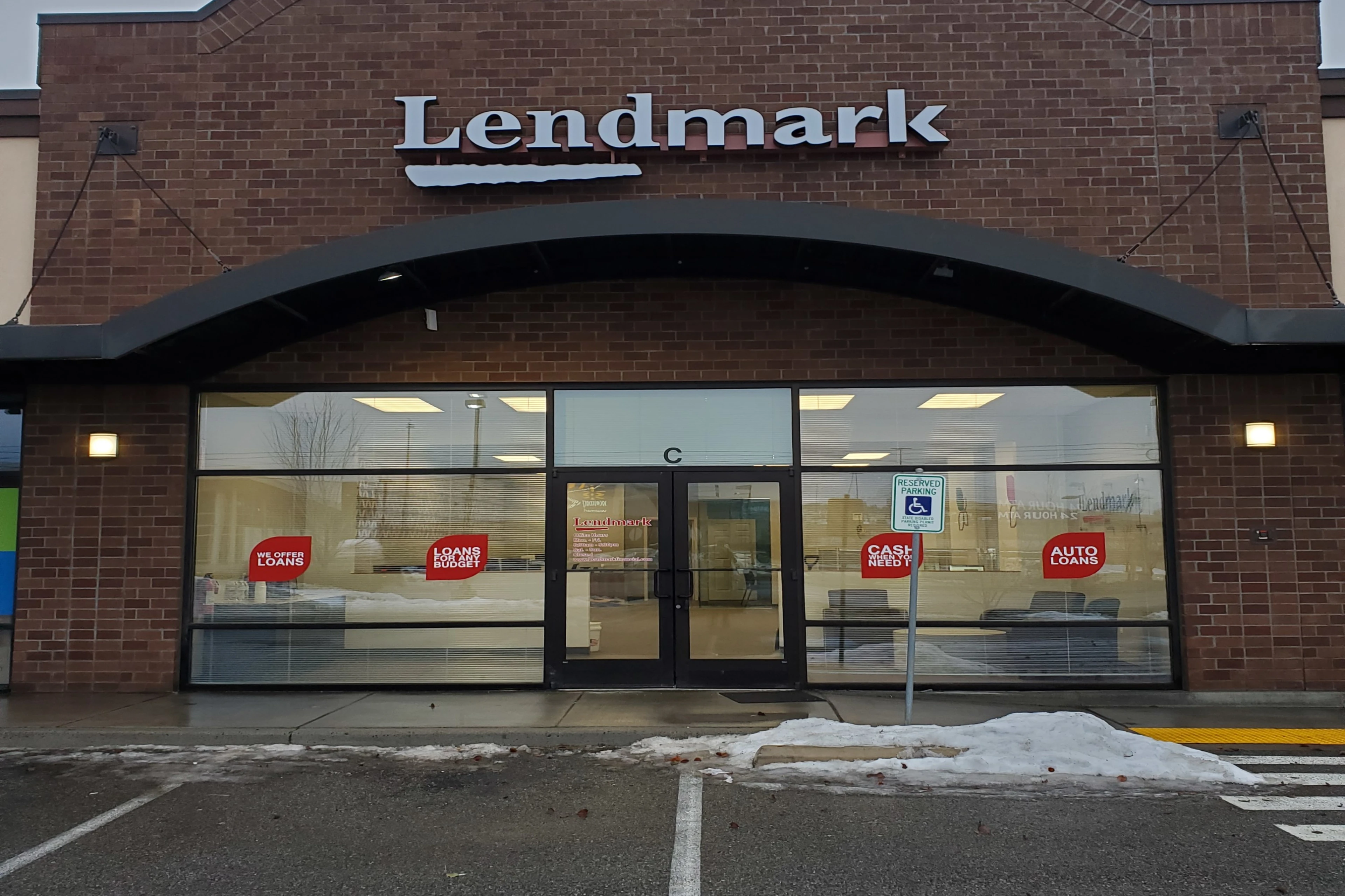 Exterior view of the branch location.