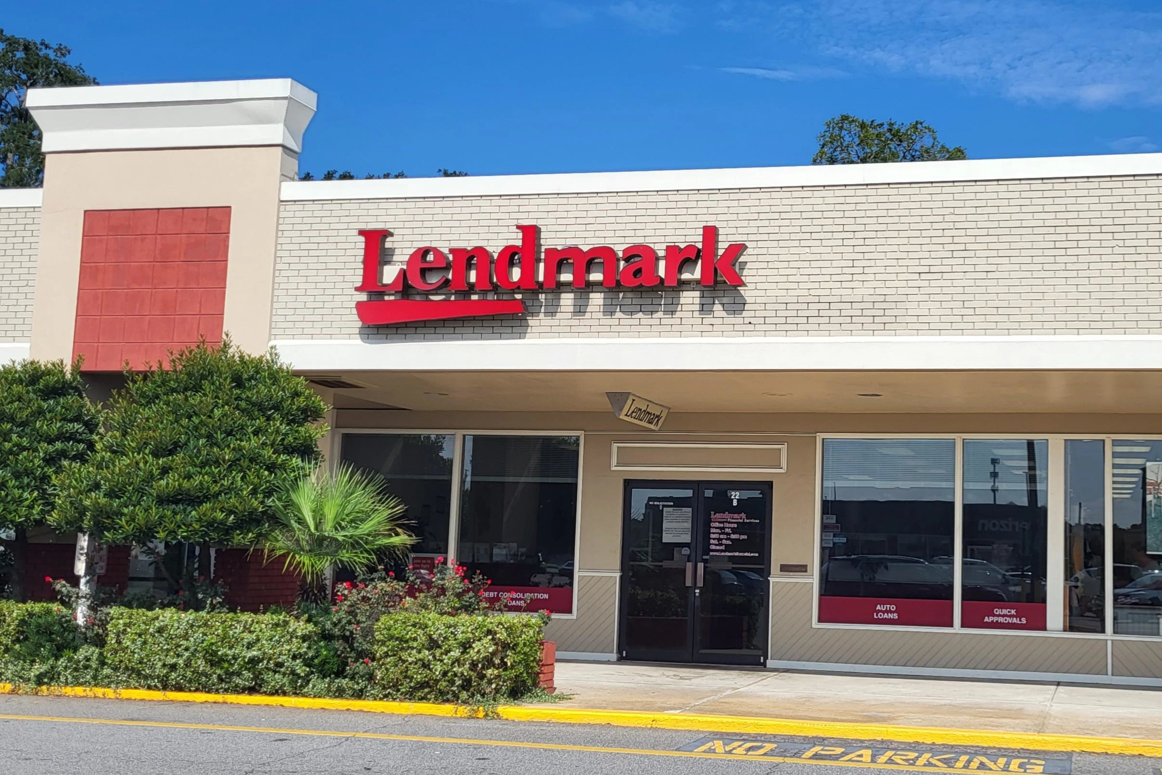 Exterior view of the branch location.