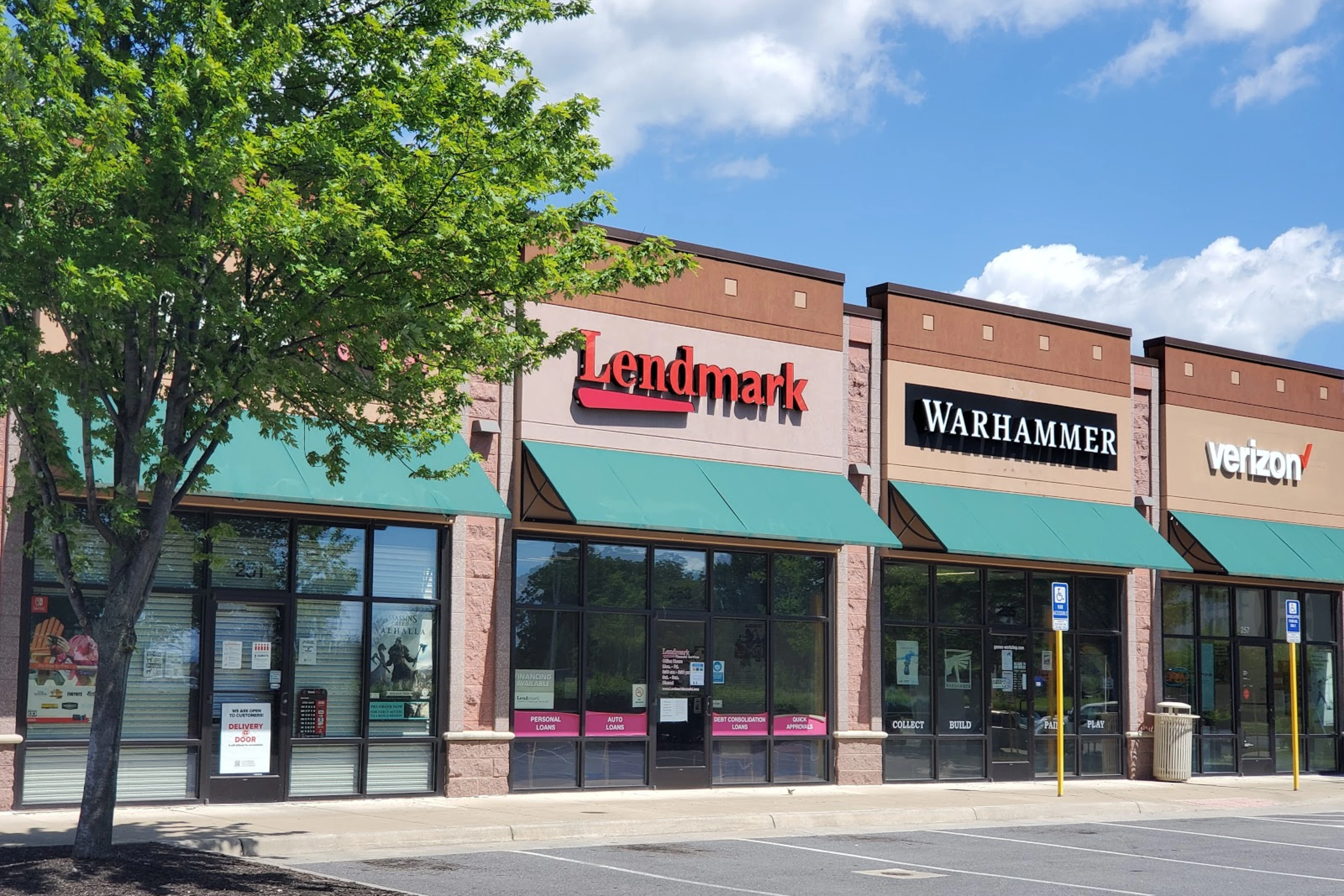 Exterior view of the branch location.