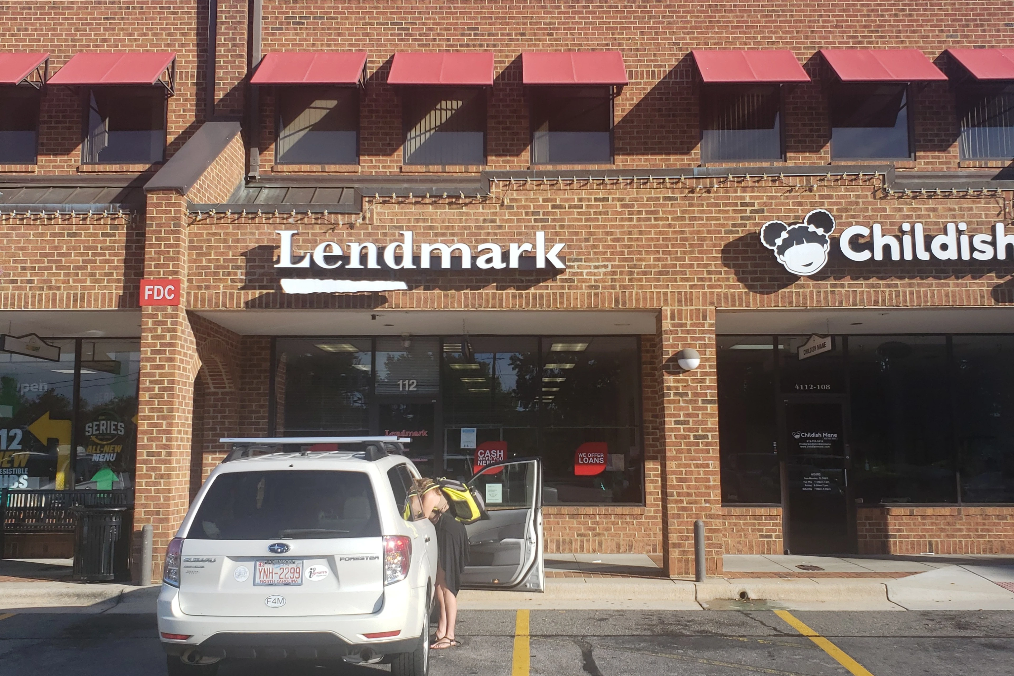 Exterior view of the branch location.