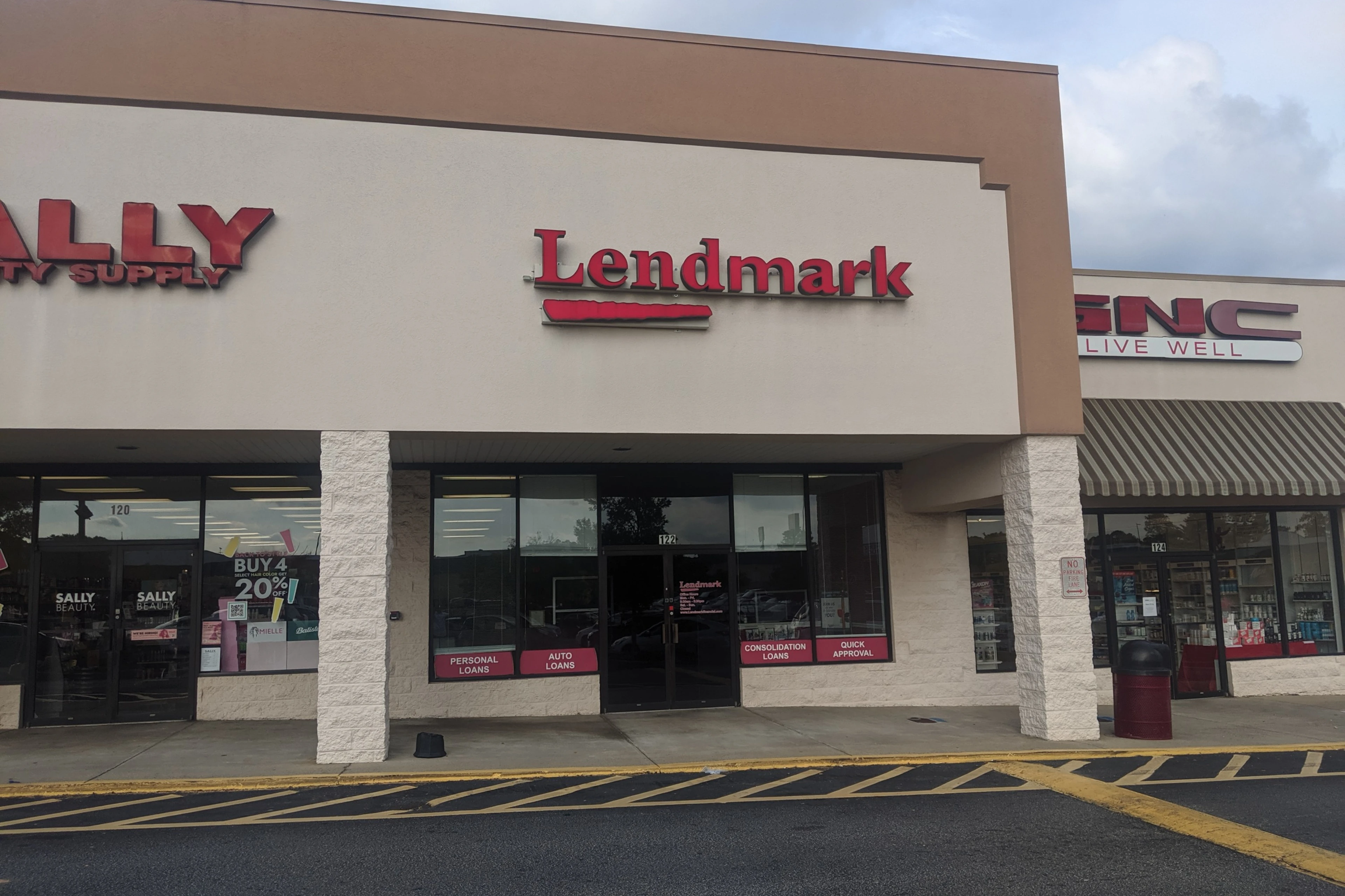 Exterior view of the branch location.