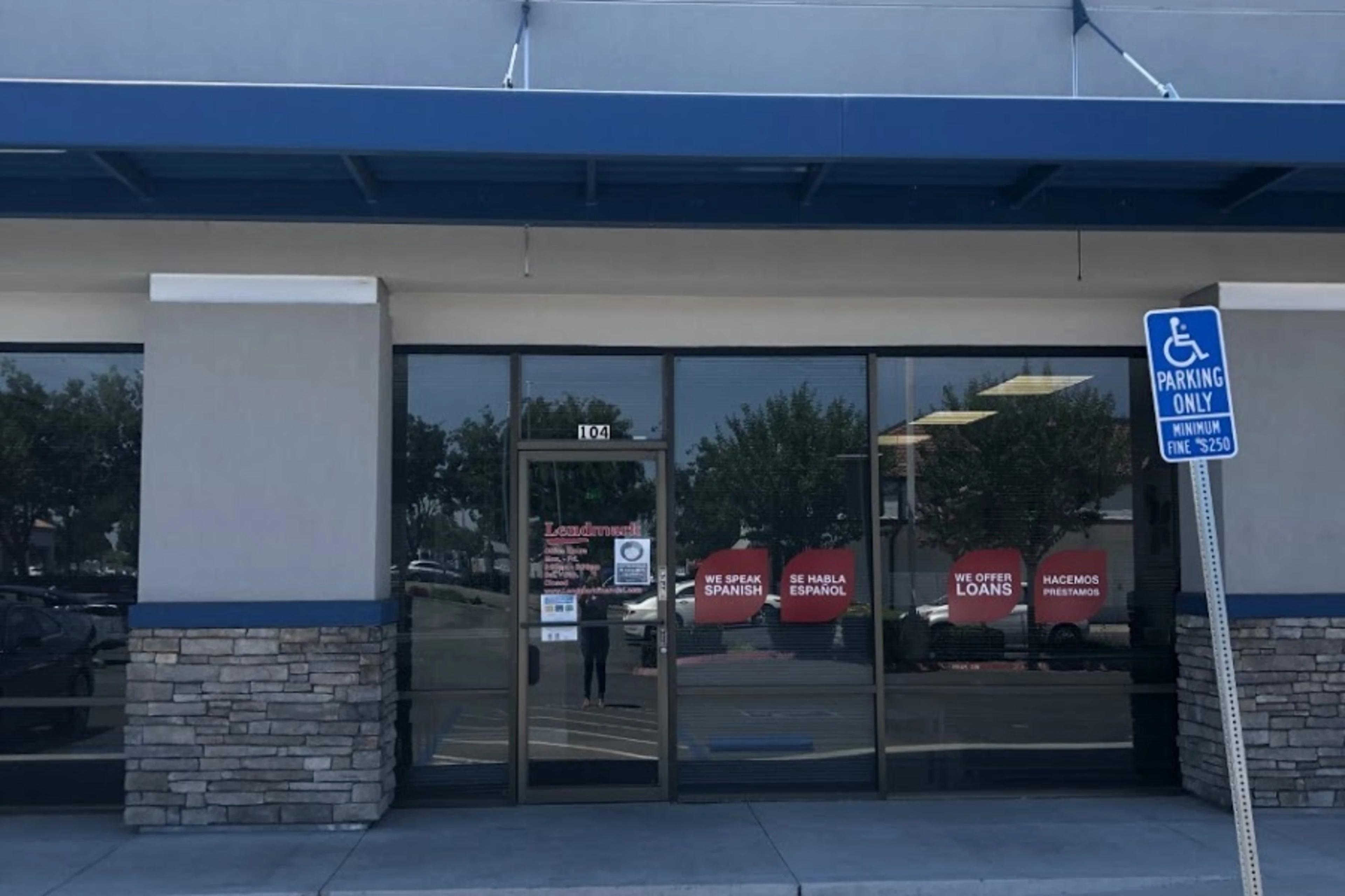 Exterior view of the branch location.