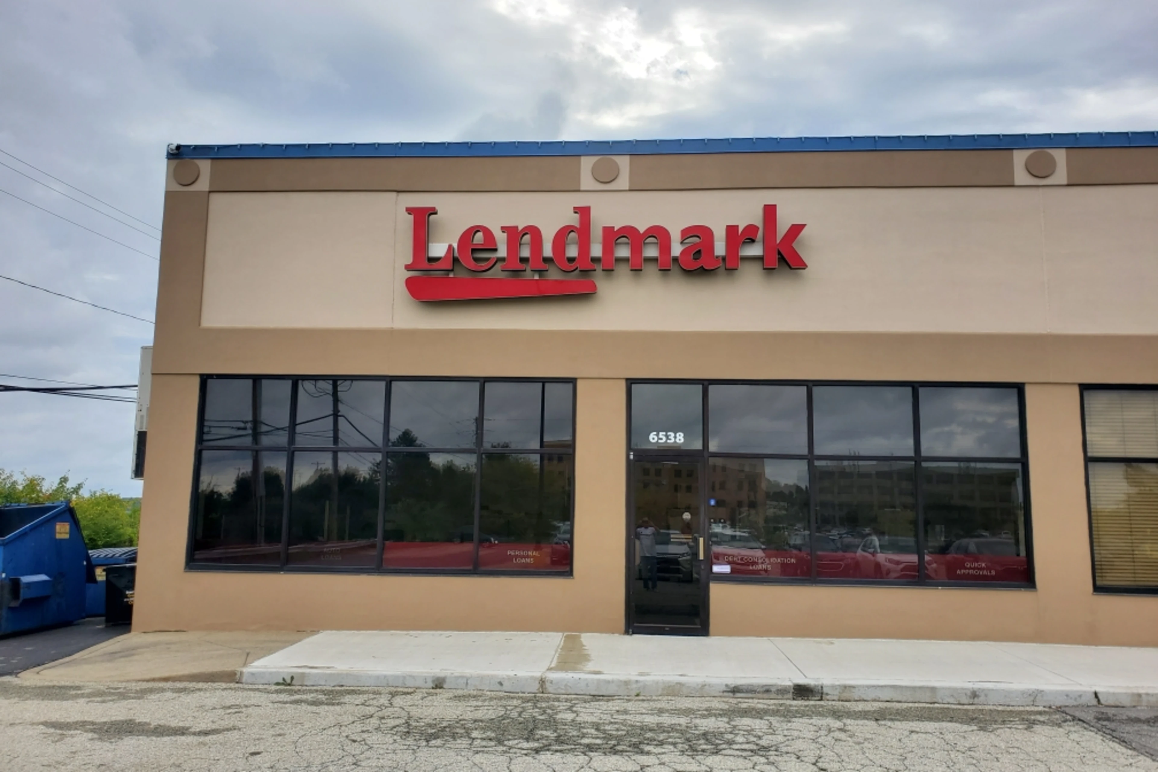 Exterior view of the branch location.